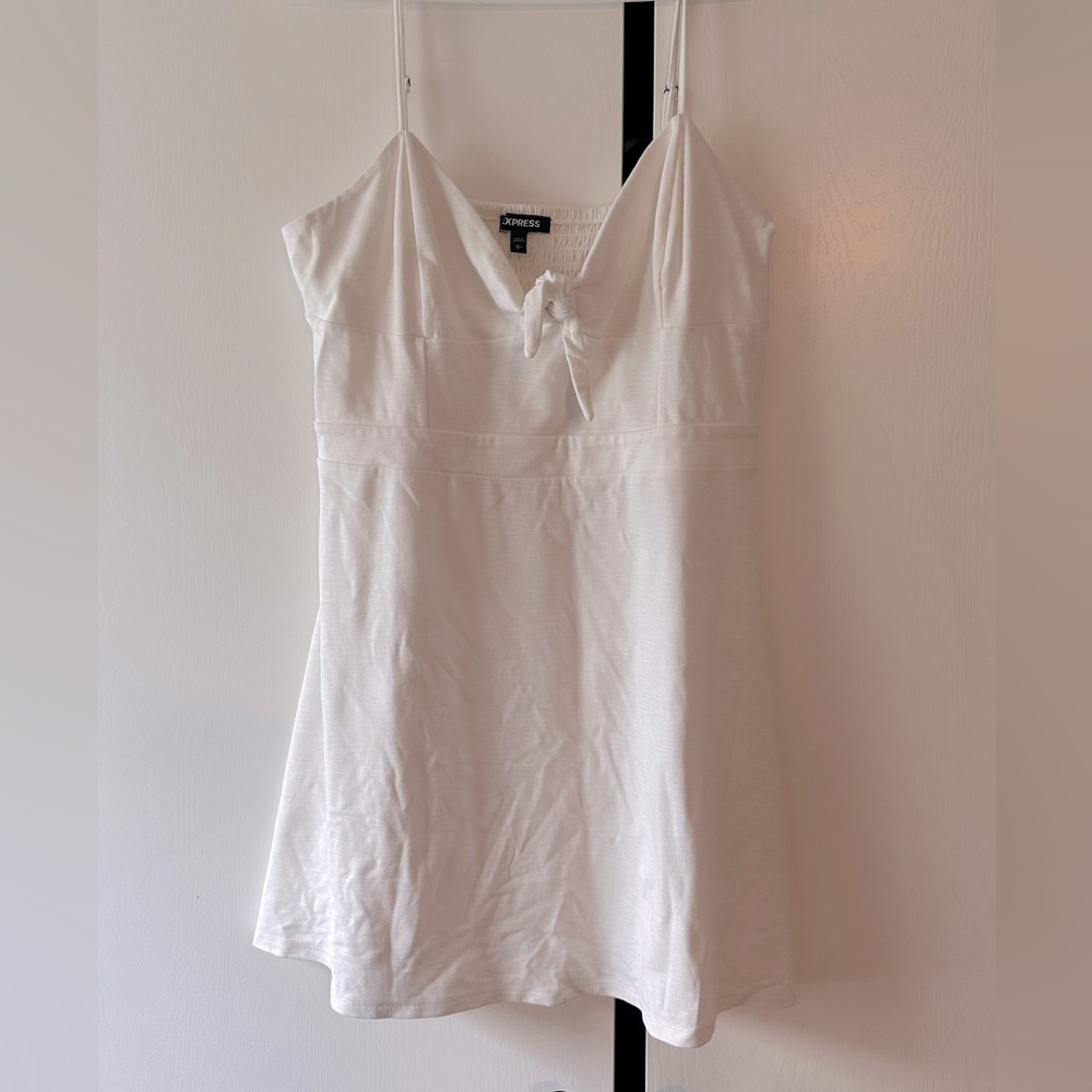 Express Mini Sundress, White, Size L